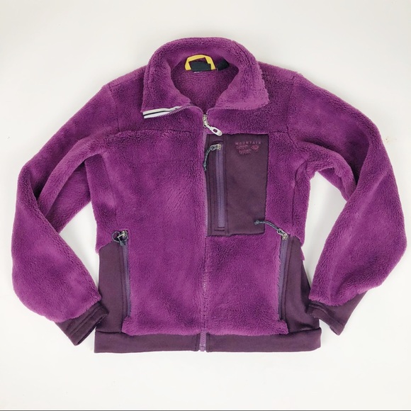 Mountain Hardwear Jackets & Coats Mountain Hardwear Purple Fuzzy Zip